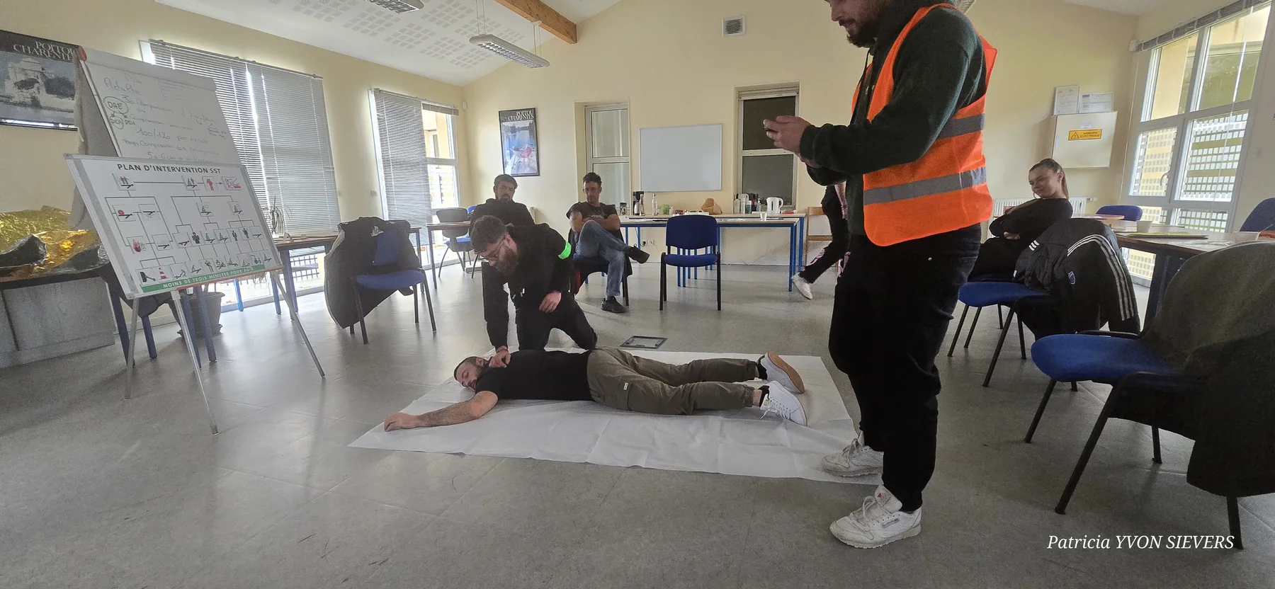 Mise en situation pendant une formation professionnelle